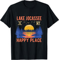 Lake Jocassee Is My Happy Place Camping Sayings Camper Apparel | Top Conversion Title | Perfect Gift Choice