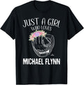 Just A Girl Who Loves Michael Flynn Prospect Baseball Fan Apparel | Viral Streetwear Style