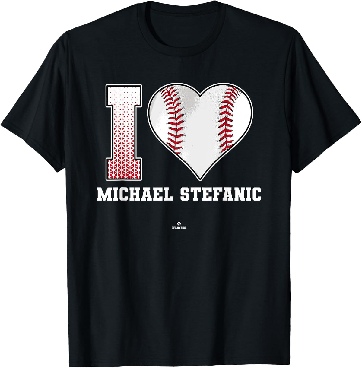 I Heart Baseball Stitch Michael Stefanic Los Angeles Apparel | Perfect Gift Idea