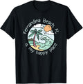 Cute Beach Motiv My Happy Place - Fernandina Beach Men Women Kids Apparel | Google Shopping Optimized | Top Rated Comfort