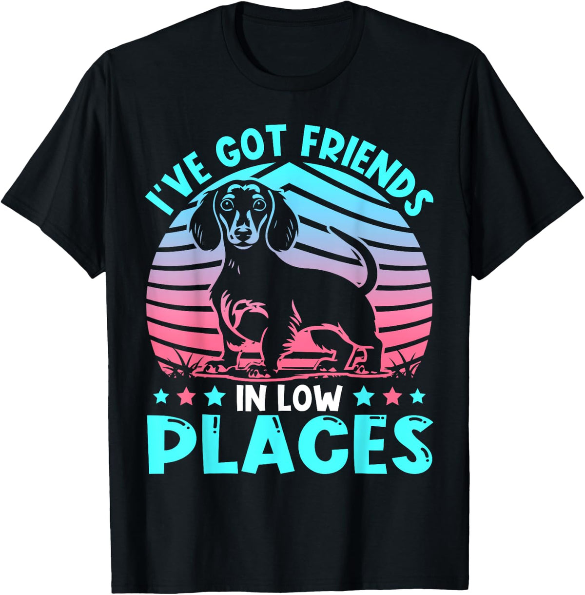 Dachshund Girl I've Got Friends In Low Places Wiener Dogs Apparel | US Viral Pick | Customer Favorite