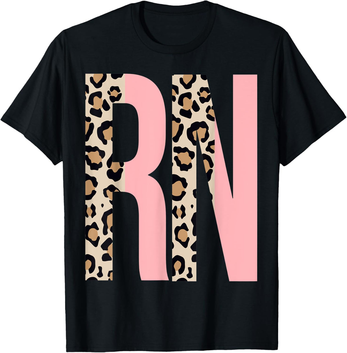 RN registered nurse leopard cheetah women cute nursing tee T Shirt Viral TikTok Find US Top Pick