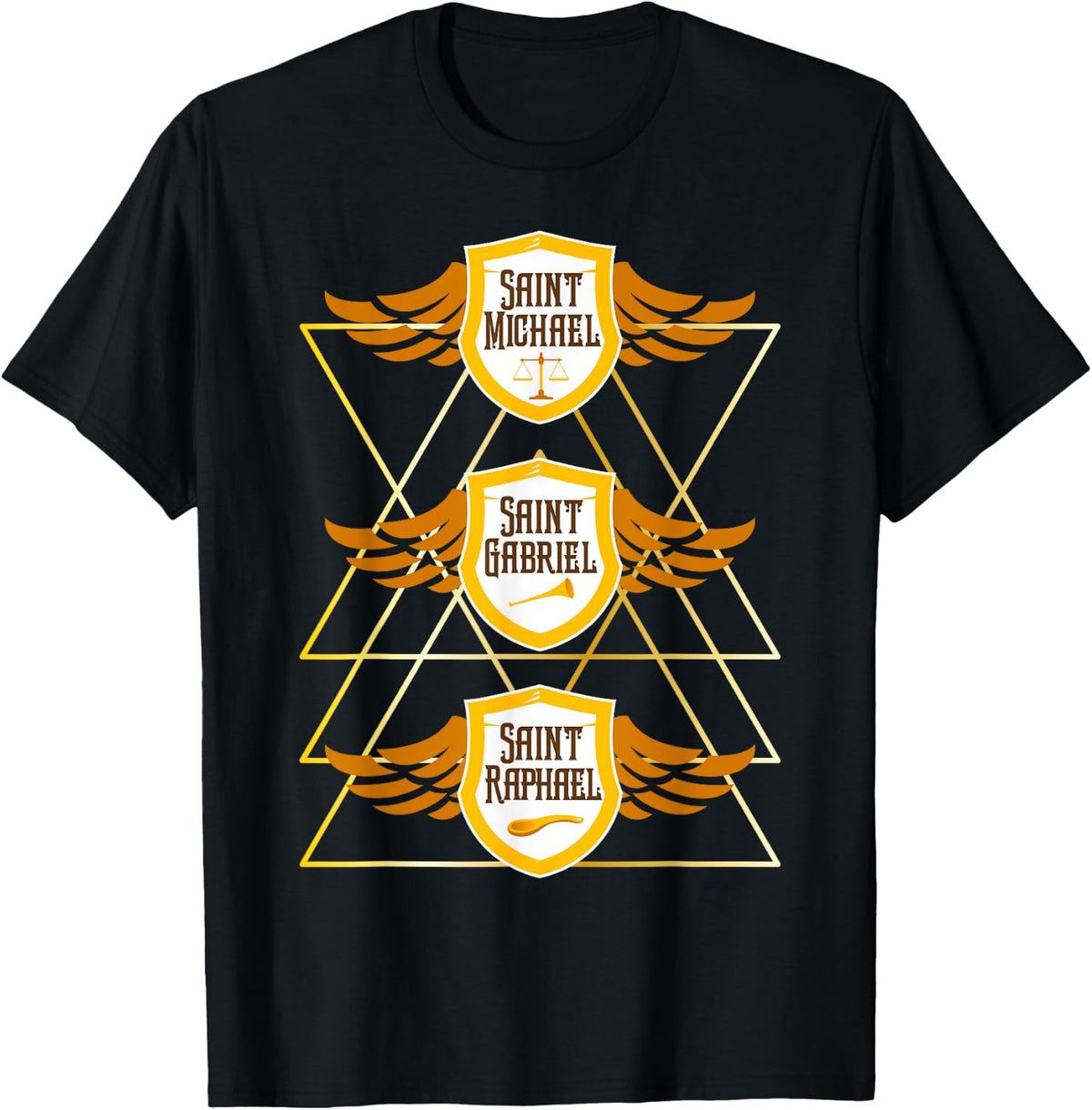 St. Michael the Archangel St. Gabriel St. Raphael Catholic Apparel | Trending 2025