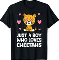 Just A Boy Who Loves Cheetahs Apparel Streetwear Style Gift Ready