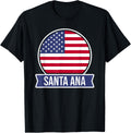 SANTA ANA - USA - American place name US flag design Apparel | Google Shopping Optimized | Customer Favorite
