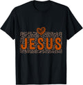 Christian Cheetah Leopard Jesus Faith Hope Love Christian Apparel Viral TikTok Find Everyday Wear