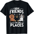 Friends in Low Places Dachshund Humor Apparel | Bestseller Style | Top Rated Comfort