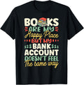 Reading Book Lover Heart Books Are My Happy Place, But My Apparel | Bestseller Style | Customer Favorite