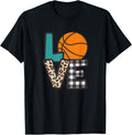 Girls Basketball Love Cheetah Leopard Print Sports Mom Play Apparel Trending US Best Seller Look