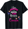 Heaven is Beautiful Place My COUSIN Angel Memorial Family Apparel | Bestseller Style | Aesthetic Casual Look
