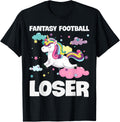 Funny Fantasy Football Loser Unicorn Rainbow Last Place Apparel | Premium Quality | Aesthetic Casual Look