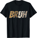 Leopard Cheetah Animal Print Tee Funny Bruh For Boys Girls T Shirt Streetwear Style Hot Right Now