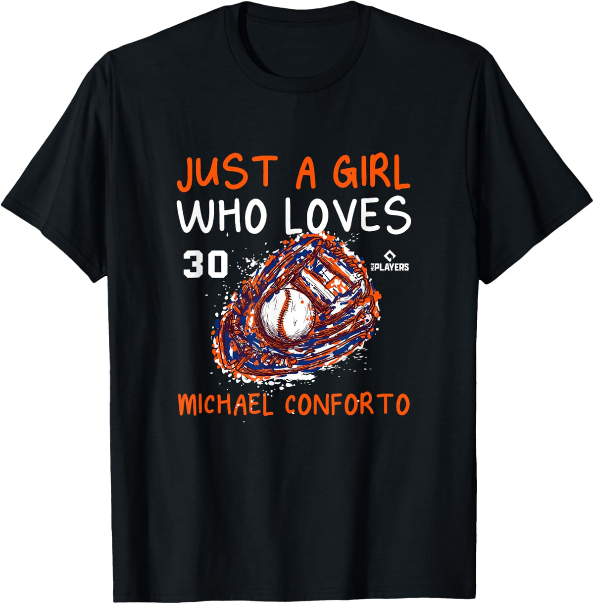 A Girl Who Loves Michael Conforto New York Baseball Fan Apparel | Viral Streetwear Style