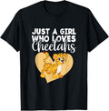 Just A Girl Who Loves Cheetahs Feline Girl Tiger Cat Apparel High Search Demand US Top Pick