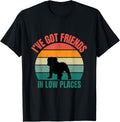 Bulldog Owner I've Got Friends In Low Places T-Shirt for Men Women Kids T-Shirt | Bestseller Style | Customer Favorite