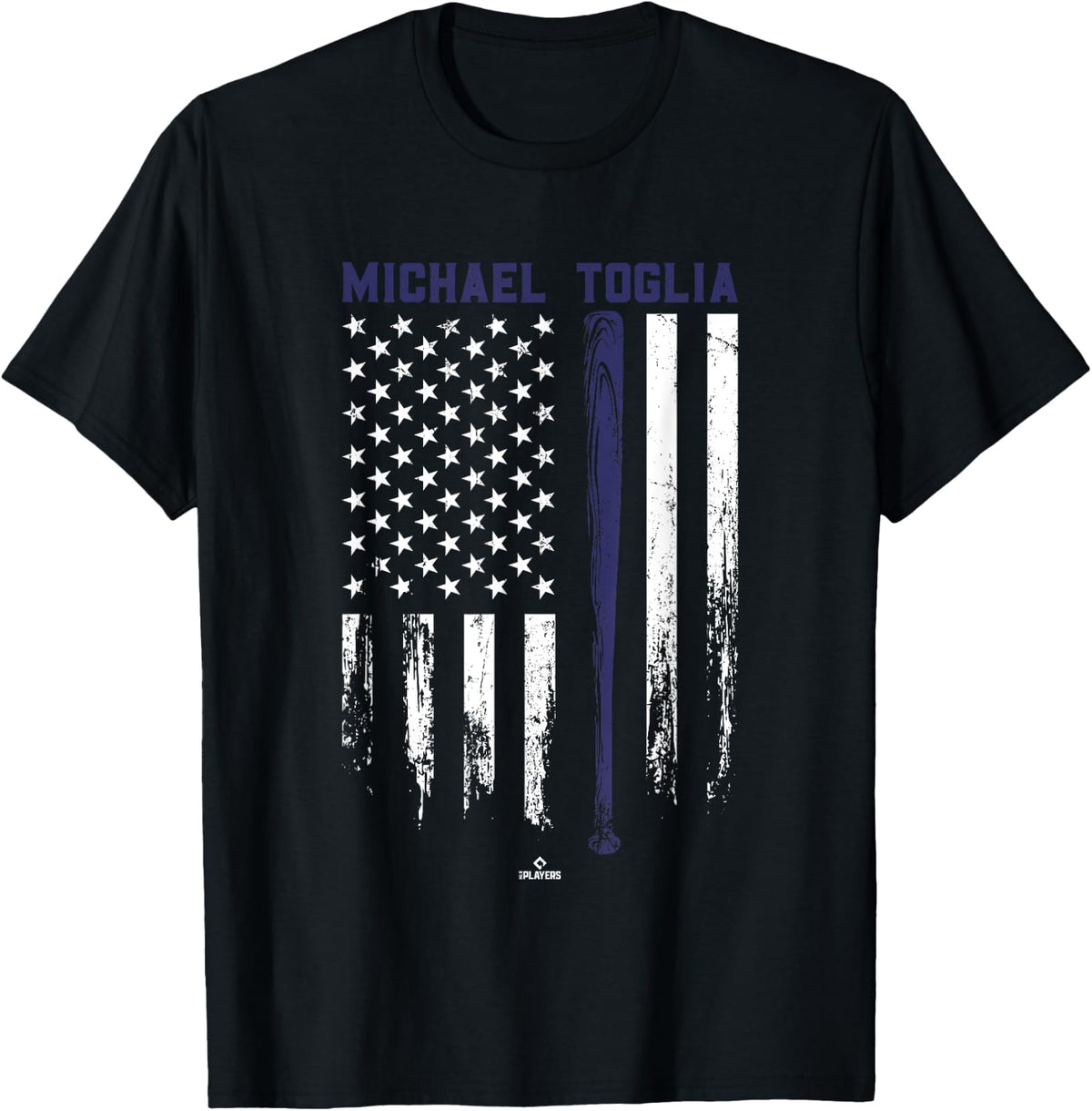 USA Flag Bat Michael Toglia Colorado Baseball MLBPA Apparel | Trending 2025