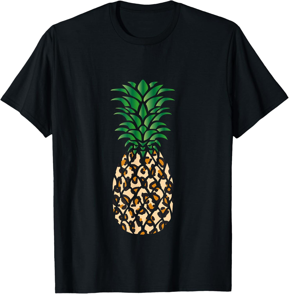 Fun Stylish Cheetah Pineapple Spring Summer T Shirt for Men Women Kids T Shirt Comfort Fit Fan Favorite