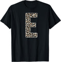Leopard Print Cheetah Print Animal Print Letter E Cat Men Women Kids Apparel High Search Demand Best Seller Look