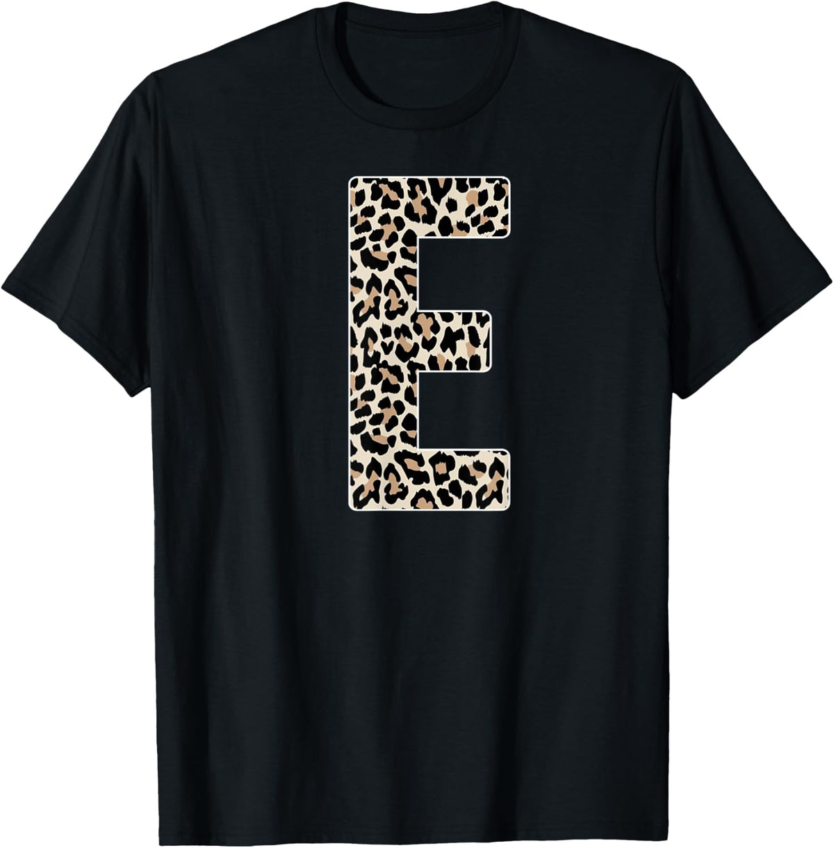 Leopard Print Cheetah Print Animal Print Letter E Cat Men Women Kids Apparel High Search Demand Best Seller Look