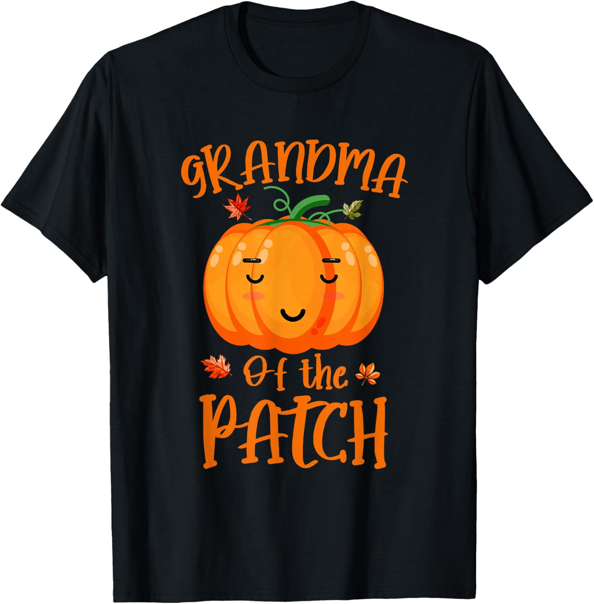 Vintage Pumpkin Grandma Of The Patch Halloween Family Apparel | Perfect Gift Idea