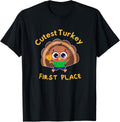 Cutest Turkey First Place Trophy Thanksgiving Day Kids Child Apparel | Bestseller Style | Perfect Gift Choice
