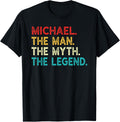 Michael The Man The Myth The Legend Funny Vintage Michael Apparel | Premium Quality