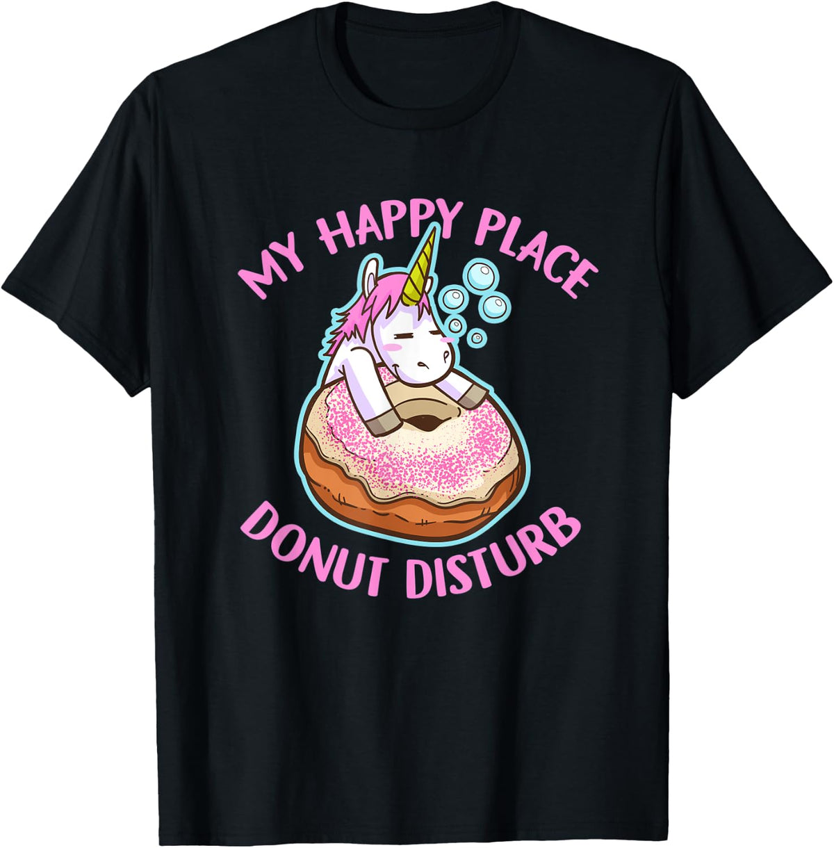 Unicorn, My Happy Place Donut Apparel | US Viral Pick | Top Rated Comfort