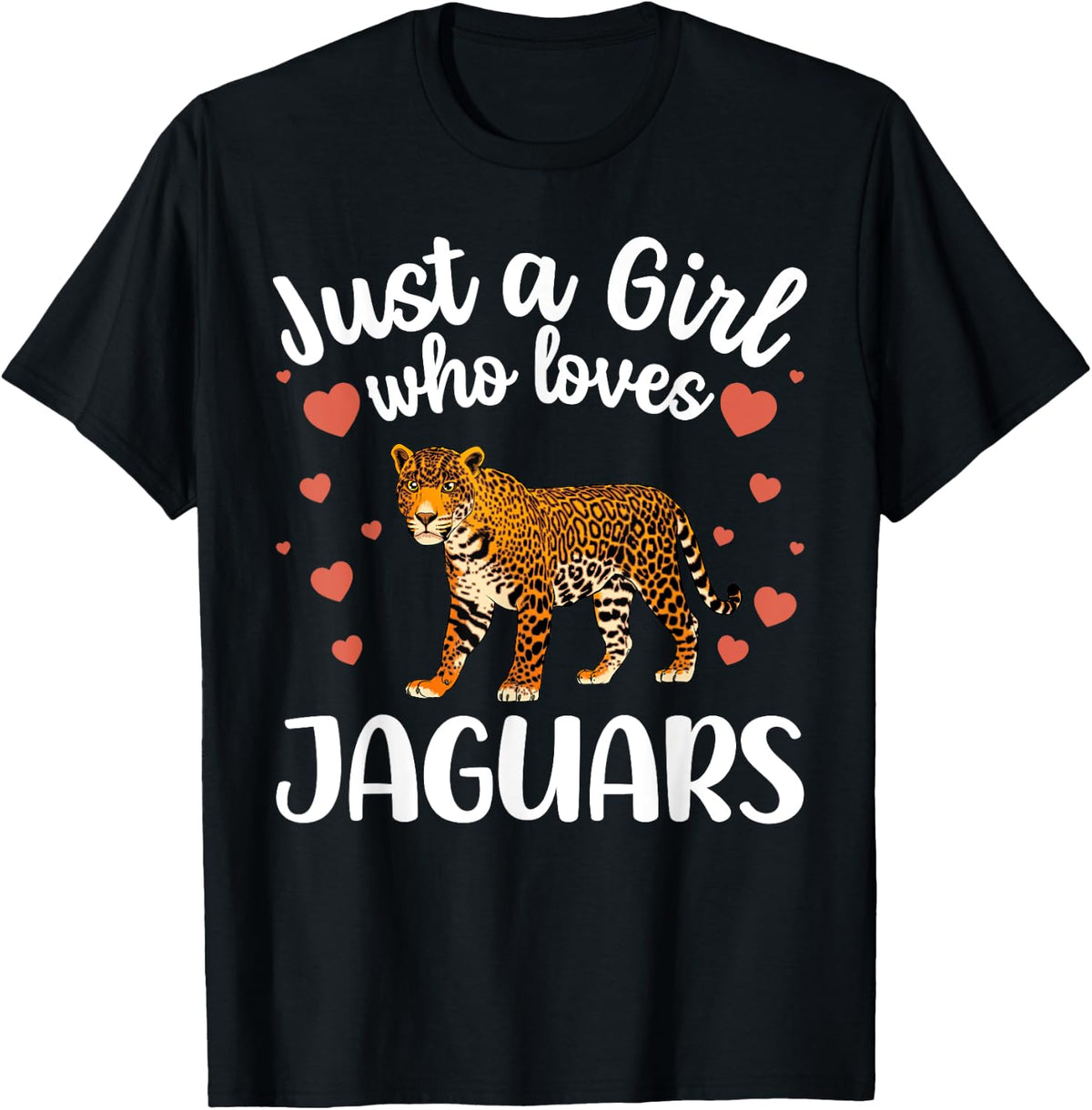 Funny Jaguar Art For Girls Women Kids Large Cat Jaguar Lover Apparel Premium Print Everyday Wear