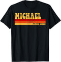 MICHAEL Name Personalized Idea Men Retro Vintage MICHAEL Apparel | Everyday Casual Wear