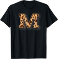 Cute Letter M Initial Name Leopard Cheetah Animal Print Apparel High Search Demand Best Seller Look