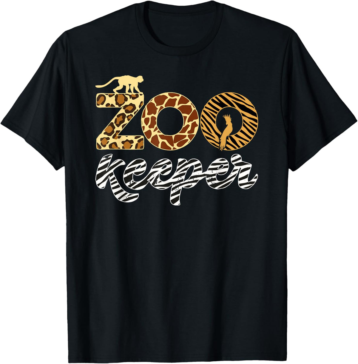 Zookeeper African Animal Zebra Leopard Print Savanna Life Apparel Premium Print Gift Ready