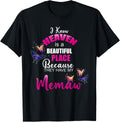 Heaven is Beautiful Place My MEMAW Angel Memorial Family Apparel | US Viral Pick | Top Rated Comfort