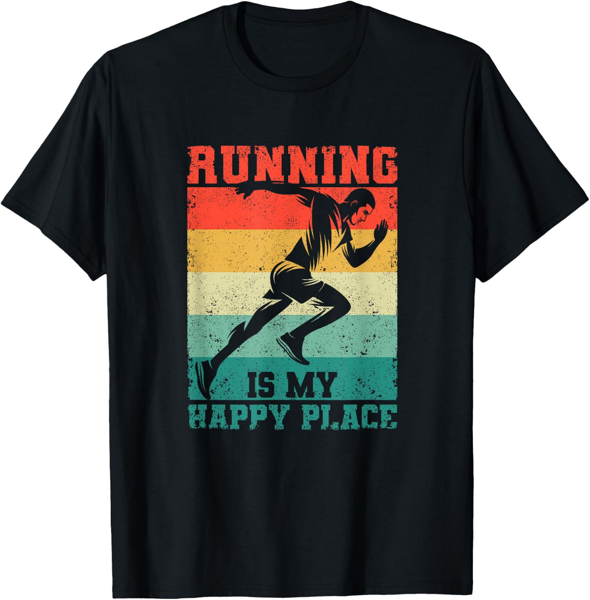I Love To Run Vintage Runners Running Is My Happy Place Apparel | Trending 2025 | High CTR Boost