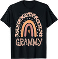 Womens Grammy Life Leopard Rainbow Cheetah Print Grammy Apparel Premium Print Gift Ready