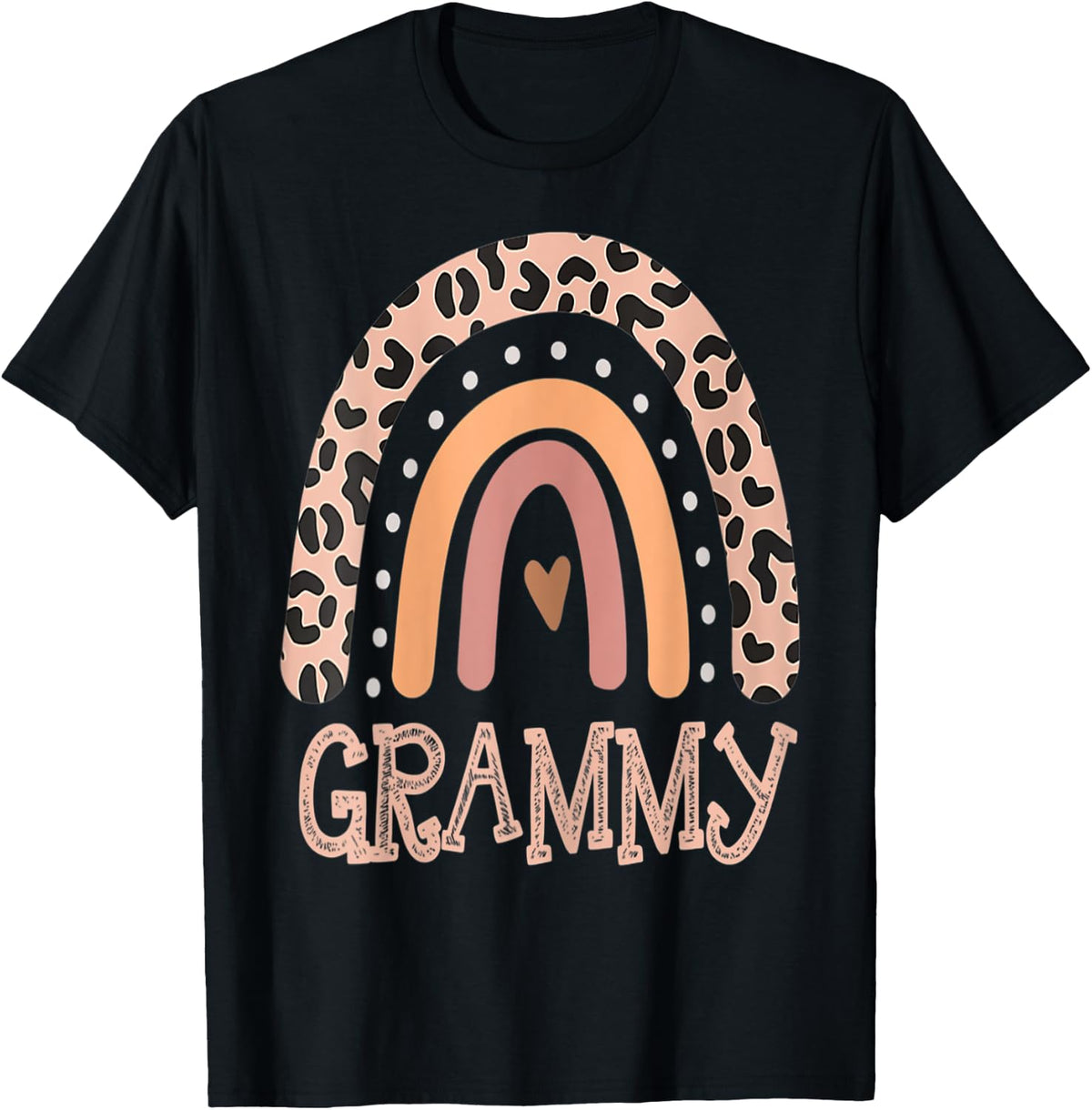 Womens Grammy Life Leopard Rainbow Cheetah Print Grammy Apparel Premium Print Gift Ready