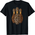 Bowling Pins Leopard Cheetah Bowler Apparel Comfort Fit US Top Pick