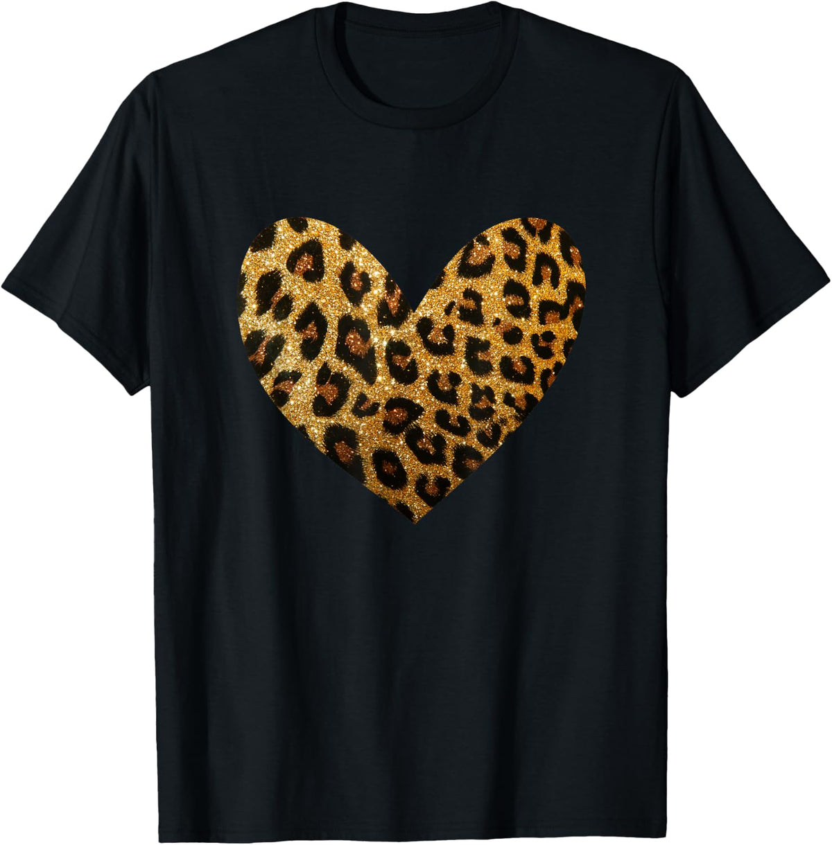 Natural Leopard Pattern Heart Cheetah Print Cat Lover Men Women Girls Kids Apparel Viral TikTok Find Fan Favorite