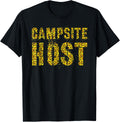 CAMPSITE HOST Leopard Print Summer Counselor Teacher Crew Apparel Streetwear Style US Top Pick