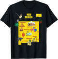 Hand Drawn Illustration of New Mexico Map Tourist places, US Apparel | Google Shopping Optimized | High CTR Boost