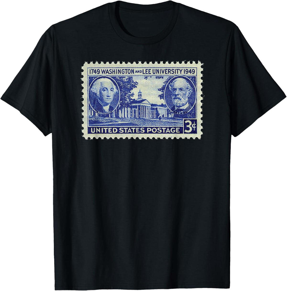 George Washington Robert E Lee TShirt- Vintage Stamp Shirt T-Shirt | Viral Streetwear Style
