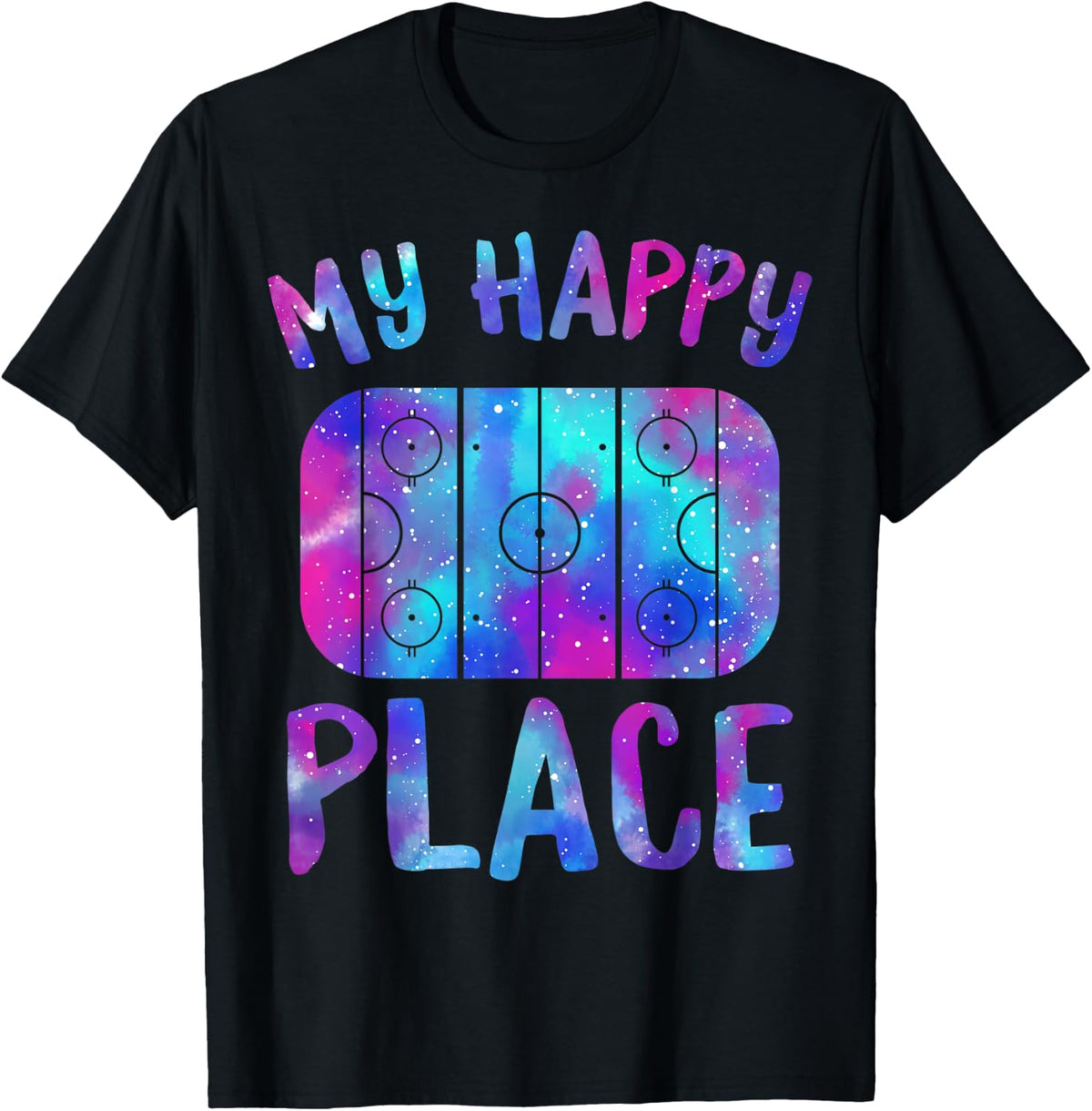 My Happiest Place Hockey Rink Womens Kids Ice Hockey Lover Apparel | Bestseller Style | Top Rated Comfort