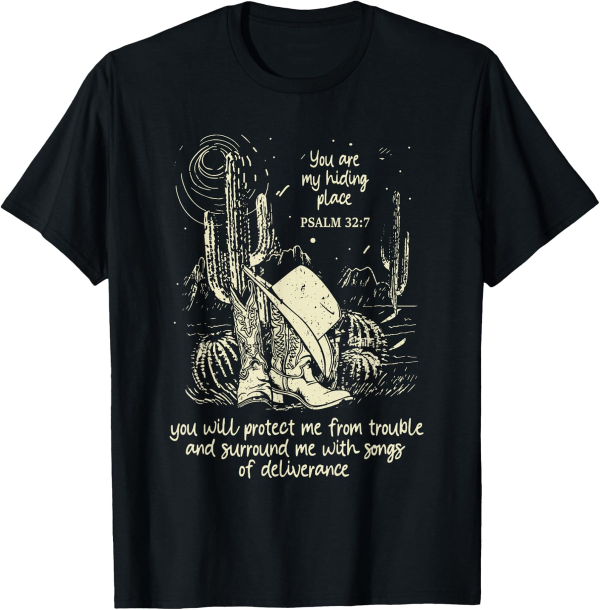 You Are My Hiding Place You Will Protect Me...Of Deliverance Apparel | High Search Volume | Aesthetic Casual Look