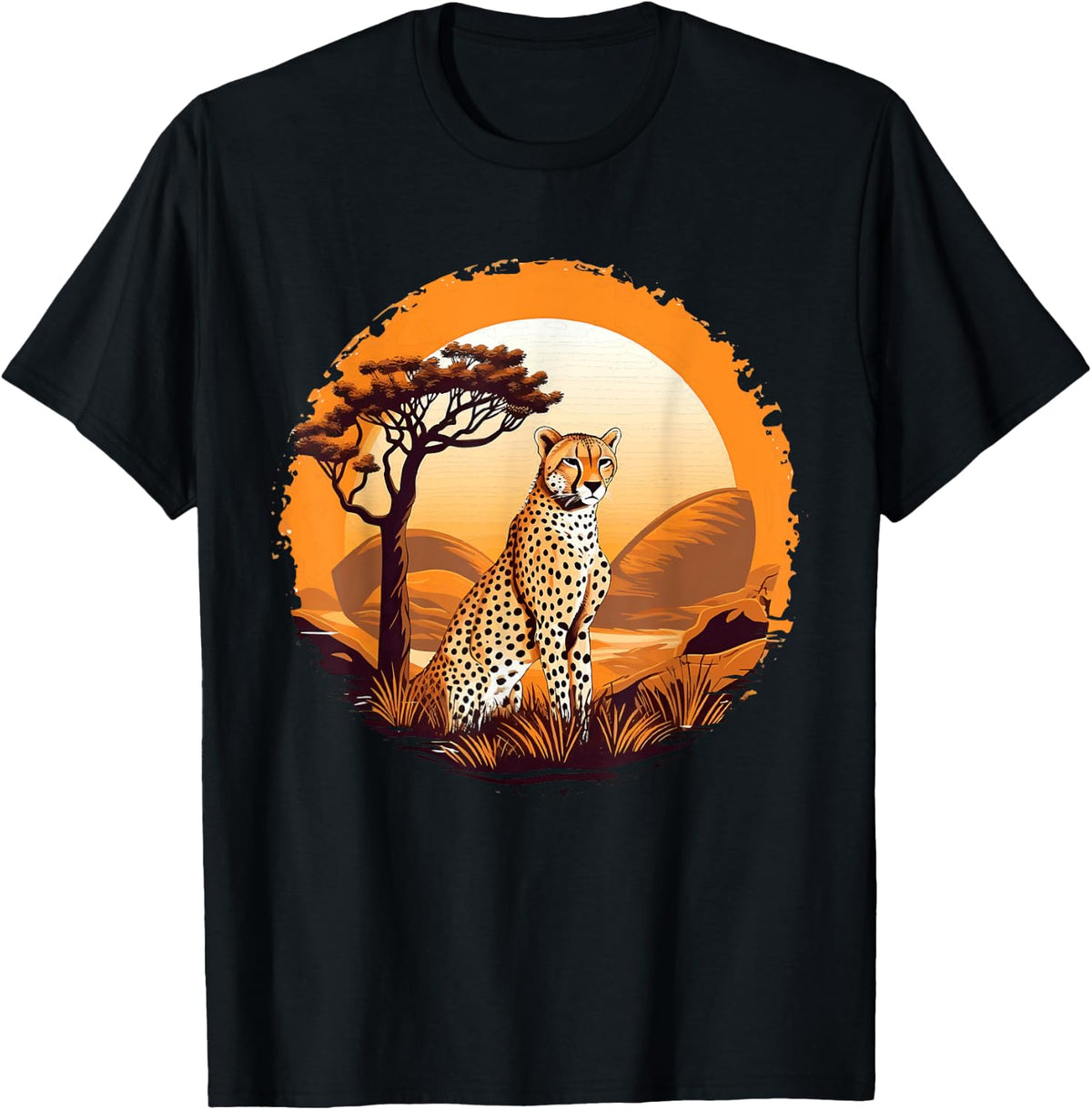 Cheetah Animal Big Cat Safari Wildlife Print Graphic Design T Shirt for Men Women Kids T Shirt Premium Print Hot Right N