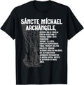 Saint Michael the Archangel Latin Prayer Traditional Sancte Apparel | Perfect Gift Idea