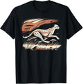 Silhouette Running Mammal Wildlife Savanna Vintage Cheetah Apparel Premium Print Gift Ready