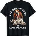 Basset Hound Dog Breed I've Got Friends in Low Places Men Women Girls Kids Apparel | Premium Quality | Customer Favorite