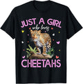 Just A Girl Who Loves Cheetahs For Women Girls Apparel Streetwear Style Hot Right Now
