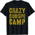 CRAZY COUSIN CAMP Leopard Print Funny Grandma Grandpa Apparel Viral TikTok Find Hot Right Now