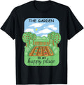 The Garden Is My Happy Place Gardening Apparel | Top Conversion Title | Perfect Gift Choice