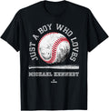 Boy Who Loves Michael Kennedy Prospect Baseball Fan Gear Apparel | Premium Quality